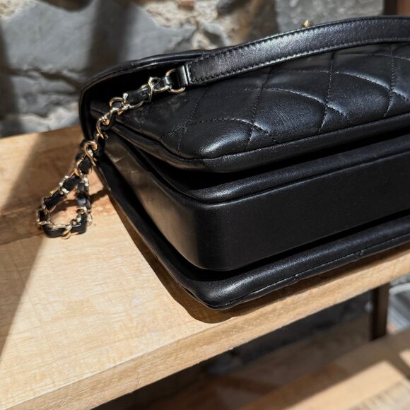 Chanel 2017 Black Medium Trendy Quilted Top Handle Shoulder Bag - Picture 7 of 16